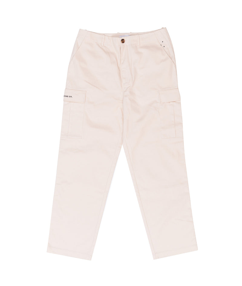 Pop DRS Cargo Pants Off White Herringbone