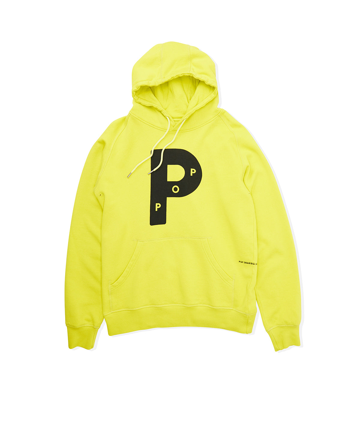SS19 Big P Hooded Sweat Electric Yellow