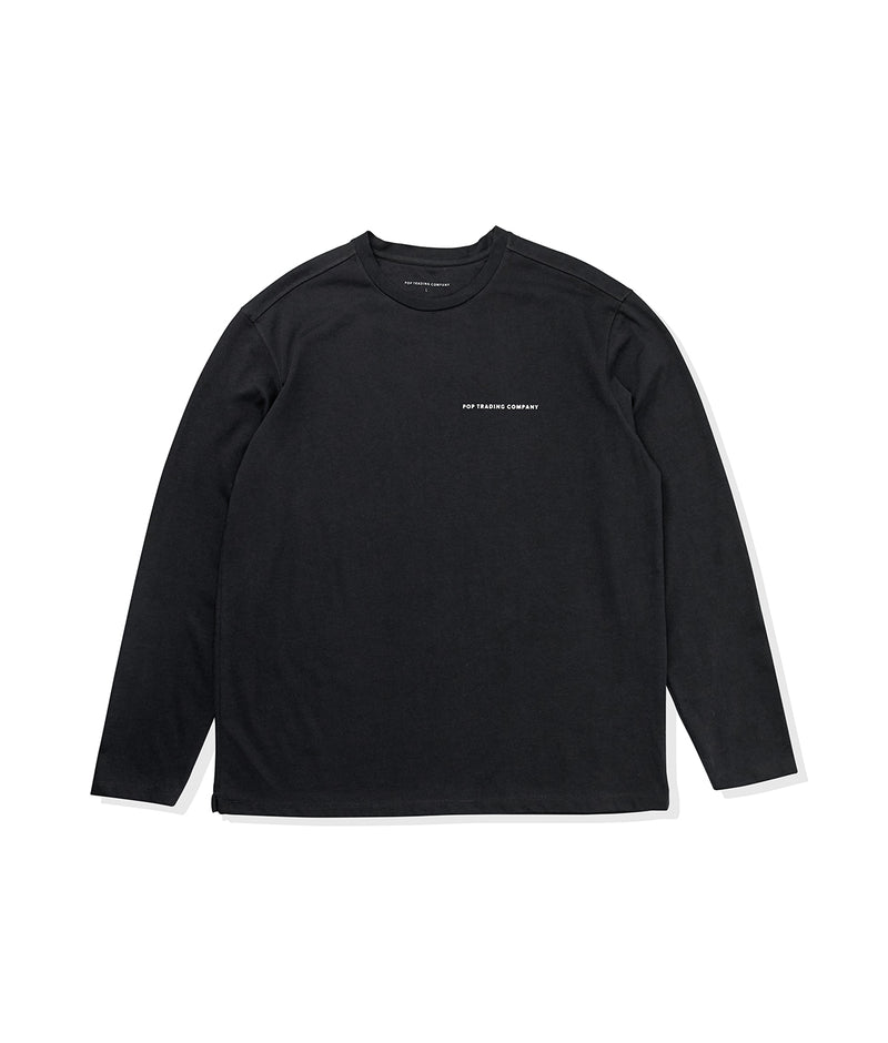SS19 Logo Longsleeve Black White