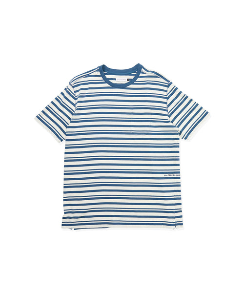 Featured Product Image Of SS19 Blain Stipe Pocket T-Shirt Drak Teal