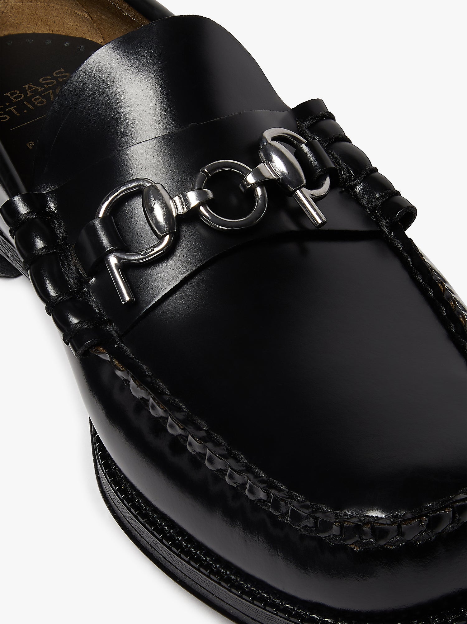 G.H. Bass & Pop Easy Weejuns Loafers Black Leather