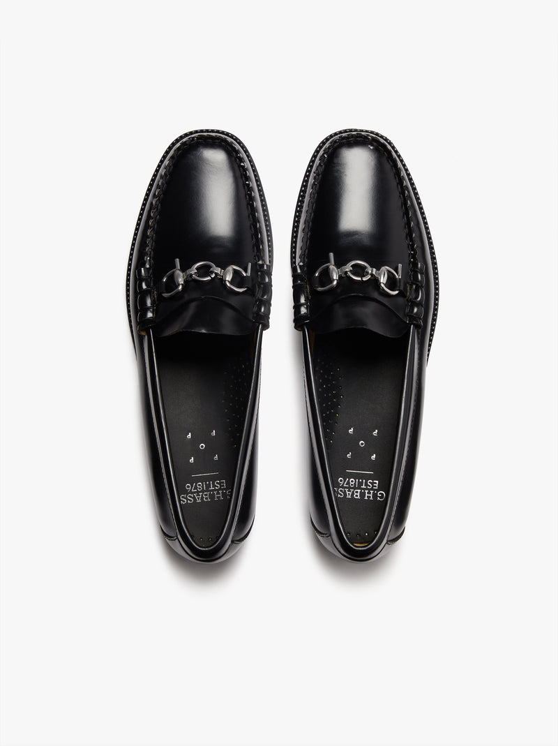 G.H. Bass & Pop Easy Weejuns Loafers Black Leather