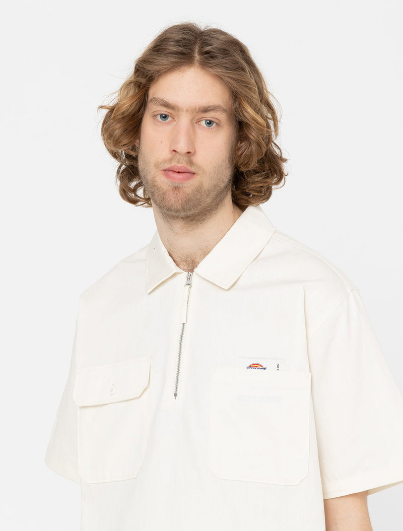 Pop/Dickies Shortsleeve Shirt Off White