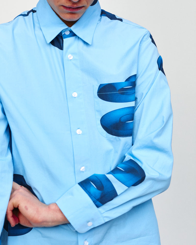 Pop Thomas Van Rijs Shirt Light Blue