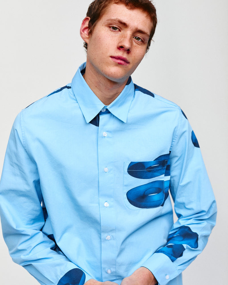 Pop Thomas Van Rijs Shirt Light Blue