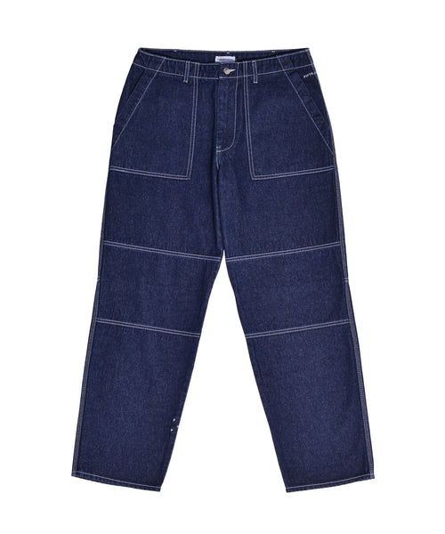 Featured Product Image Of Pop Phatigue Farm Pants Rinsed Denim