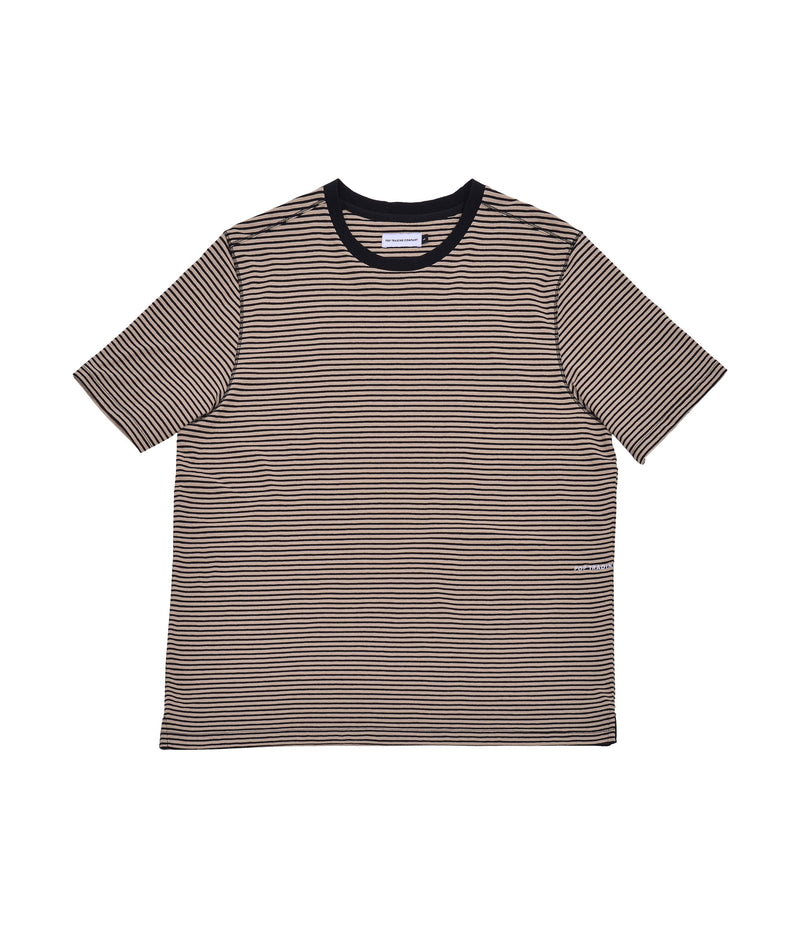 Pop Striped Logo T-Shirt Black/White Pepper