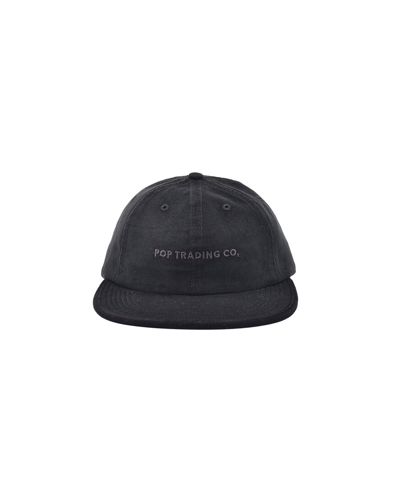 Pop Flexfoam 6 Panel Hat Black Minicord