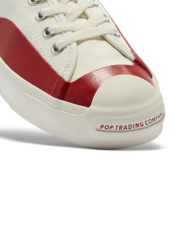 Pop/Converse JP Pro Ox Egret/Red Dahlia