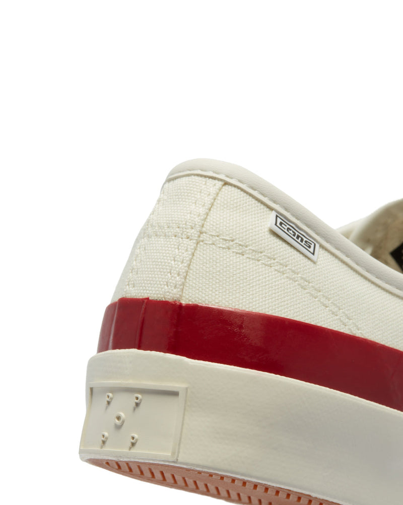 Pop/Converse JP Pro Ox Egret/Red Dahlia