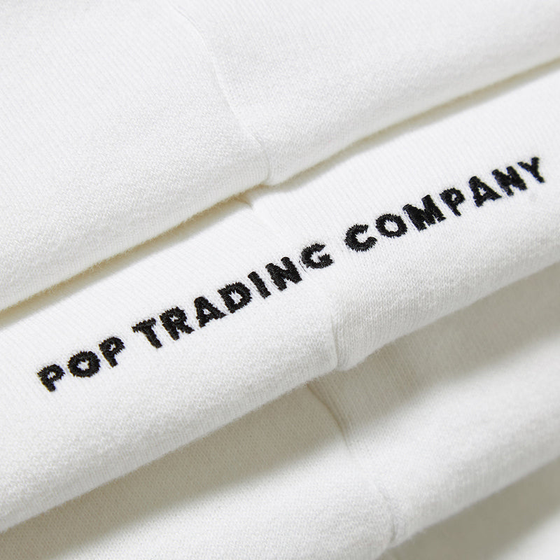 Pop & Gleneagles Golfcart Hooded Sweat White