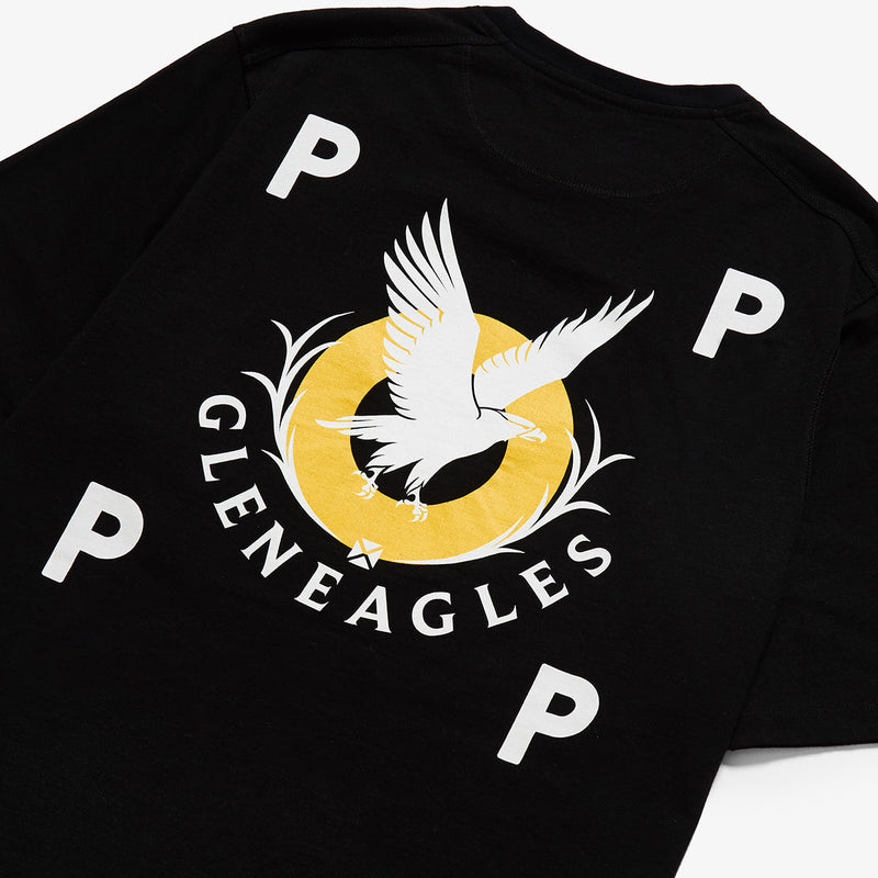 Pop & Gleneagles Logo Pocket T-Shirt Black