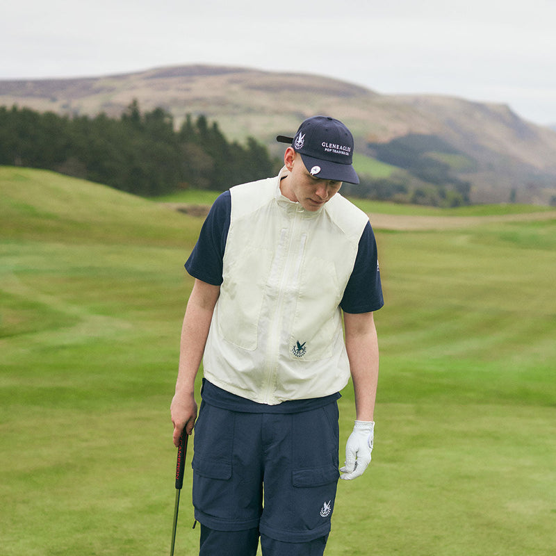 Pop & Gleneagles Safari Vest Off White