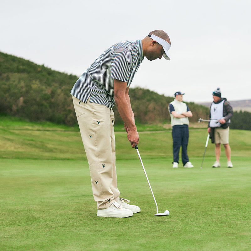 Pop & Gleneagles Embroidered DRS Pants Khaki