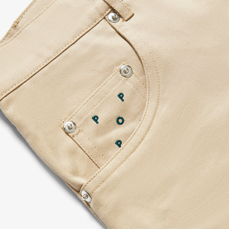 Pop & Gleneagles Embroidered DRS Pants Khaki