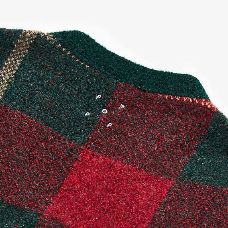 Pop & Gleneagles Knitted Cardigan Tartan