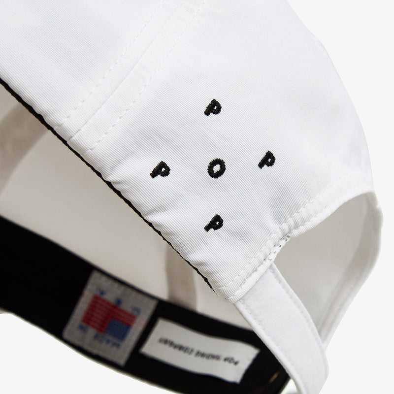 Pop & Gleneagles Flexfoam Sixpanel Hat White