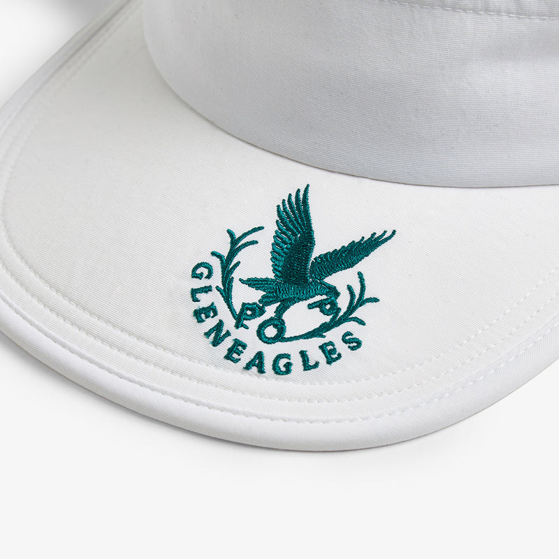 Pop & Gleneagles Flexfoam Visor Hat White