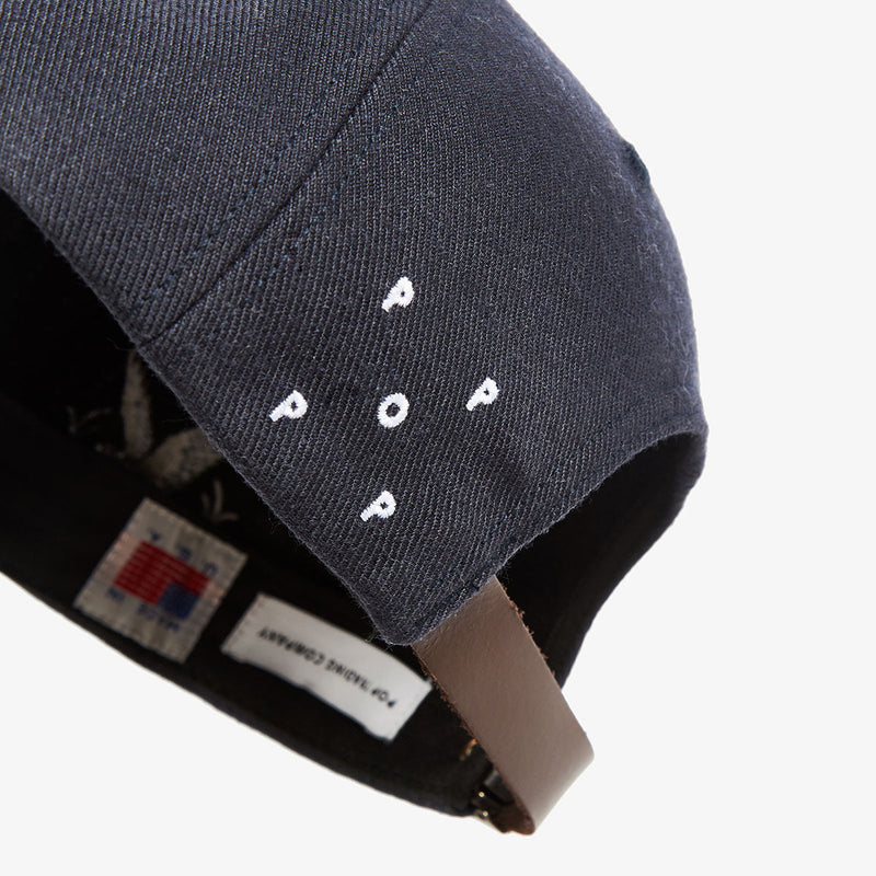 Pop & Gleneagles Wool Sixpanel Hat Navy