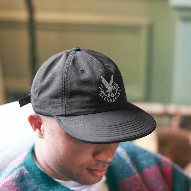 Pop & Gleneagles Flexfoam Sixpanel Hat Black