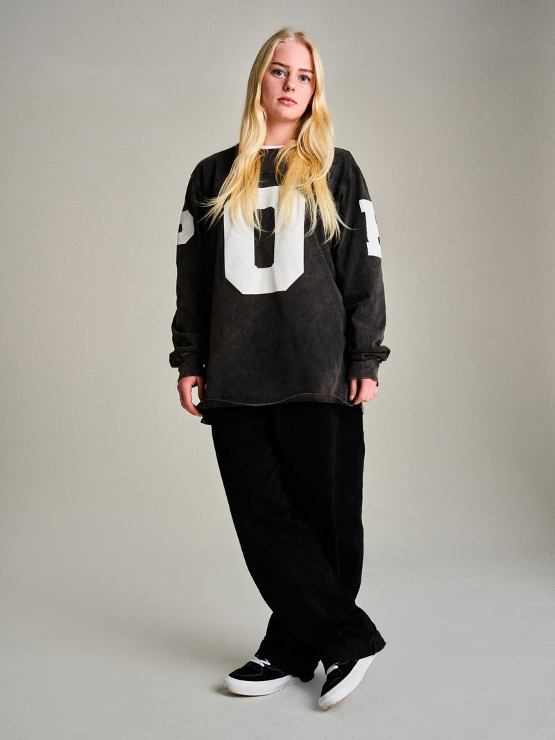 Pop Football Longsleeve T-Shirt Black