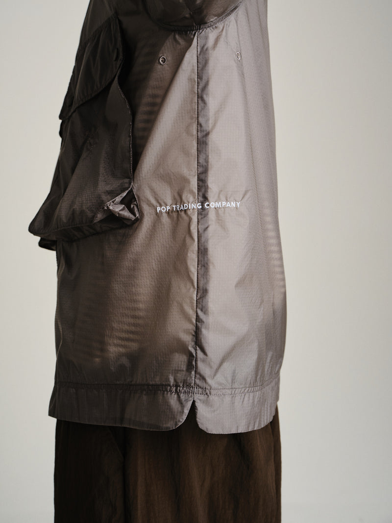 Pop Boxer Overshirt Charcoal