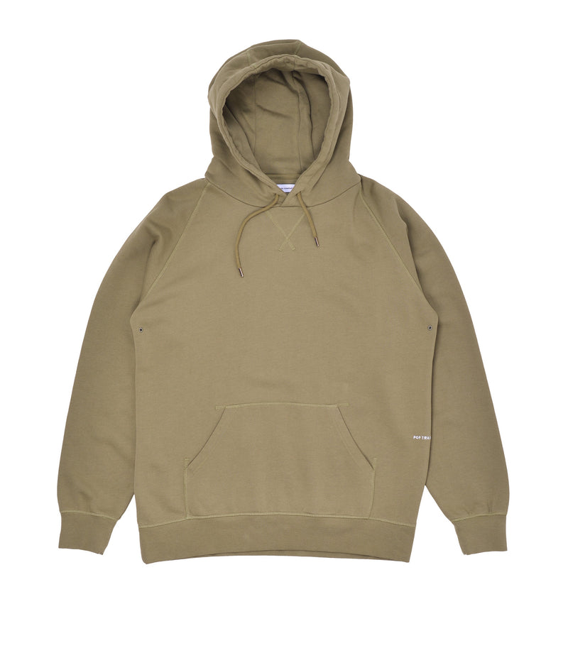 Pop Logo Hooded Sweat Olivine