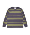 Pop Striped Logo Longsleeve T-Shirt Olivine