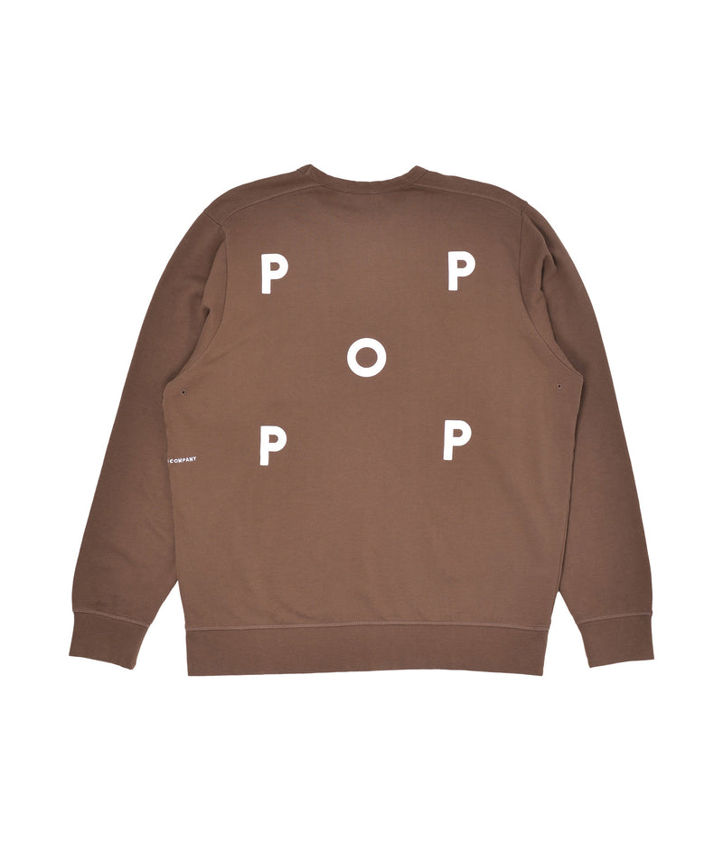 Pop Logo Crewneck Sweat Rain Drum