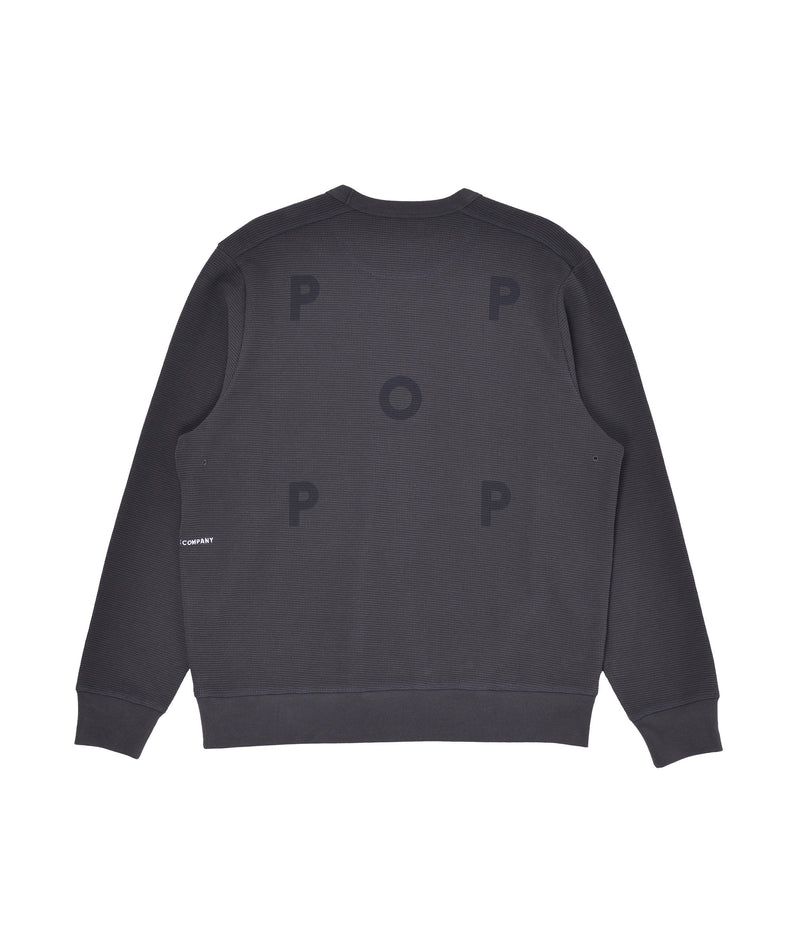 Pop Waffle Crewneck Charcoal