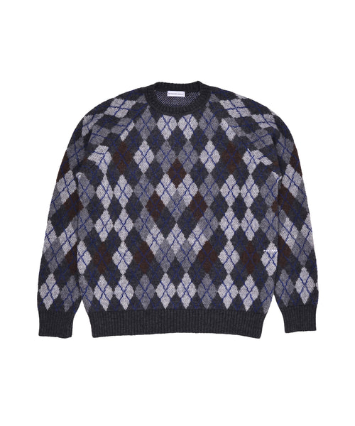 Featured Product Image Of Pop Burlington Knitted Crewneck Anthracite