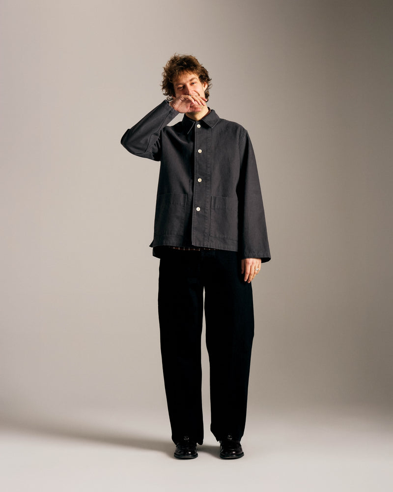 Pop Beattie Overshirt Charcoal