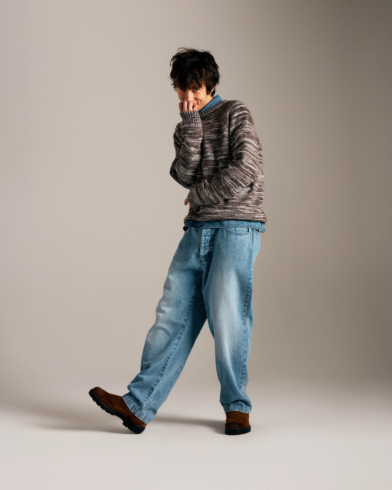 Pop AMS Denim Pants Light Denim
