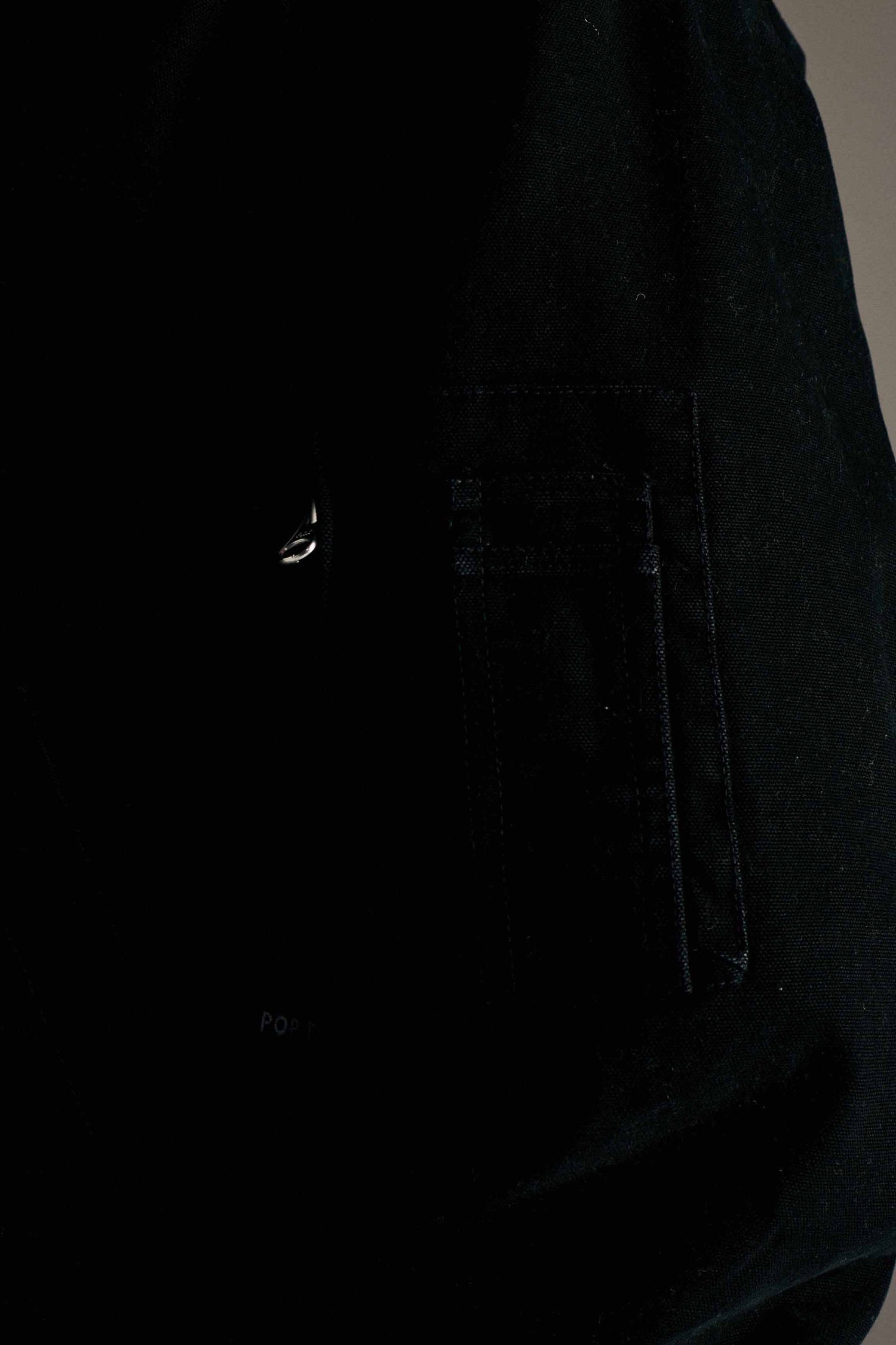 Pop Hooded Flight Jacket Black
