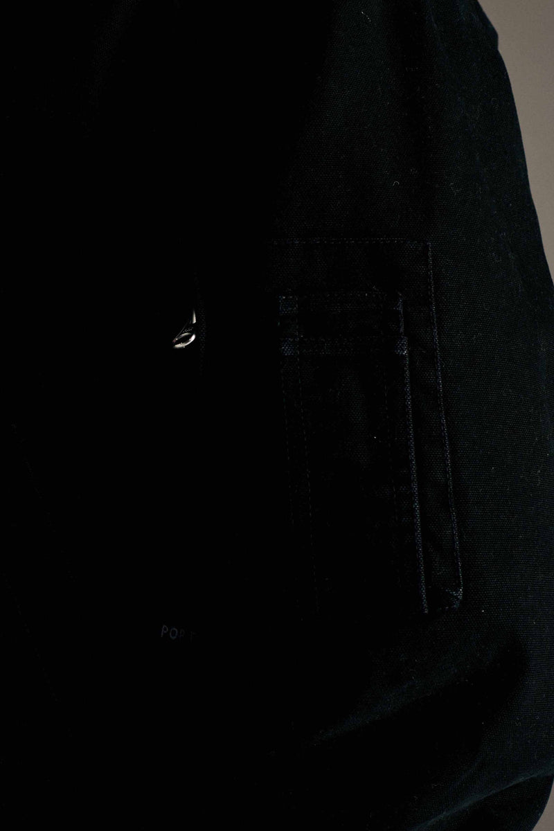 Pop Hooded Flight Jacket Black