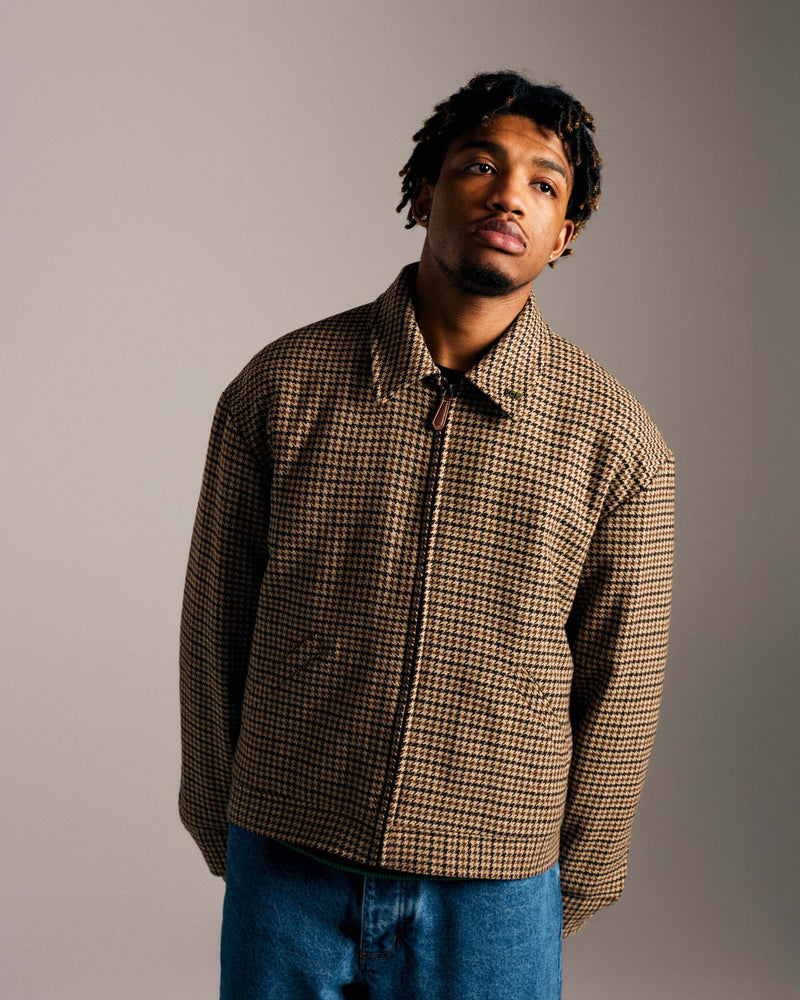Pop Harrington Jacket Houndstooth