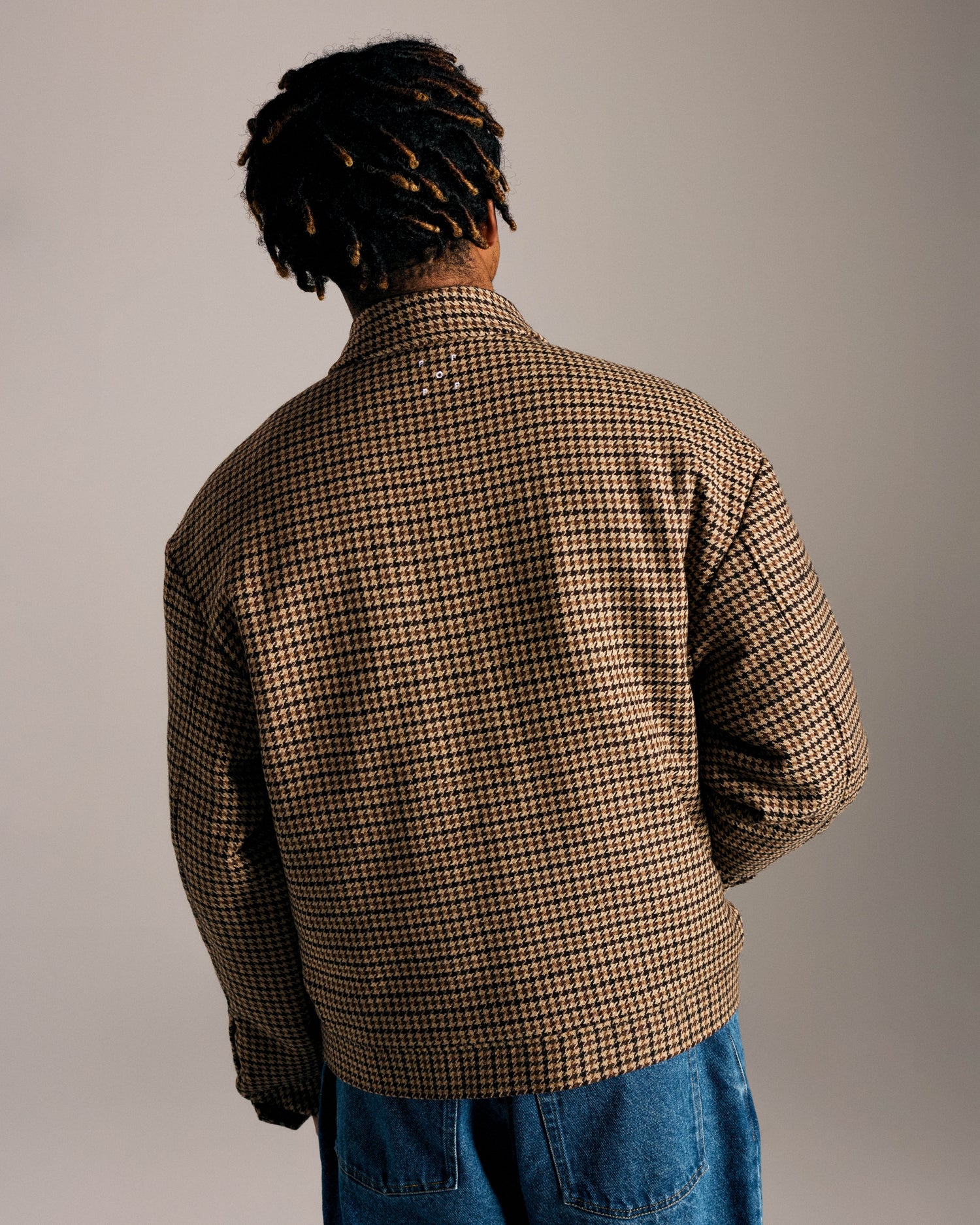 Pop Harrington Jacket Houndstooth