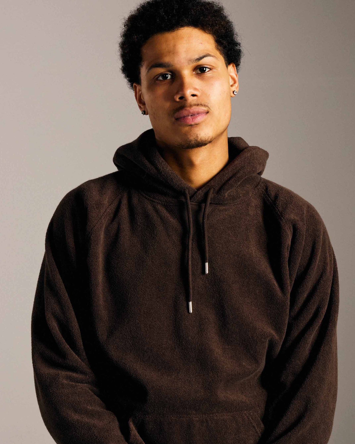 Pop Outlined Logo Hooded Terry Sweat Delicioso