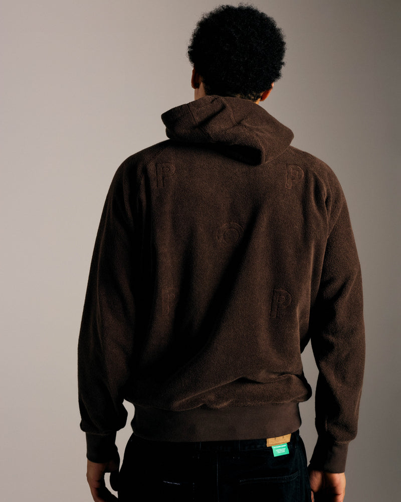 Pop Outlined Logo Hooded Terry Sweat Delicioso