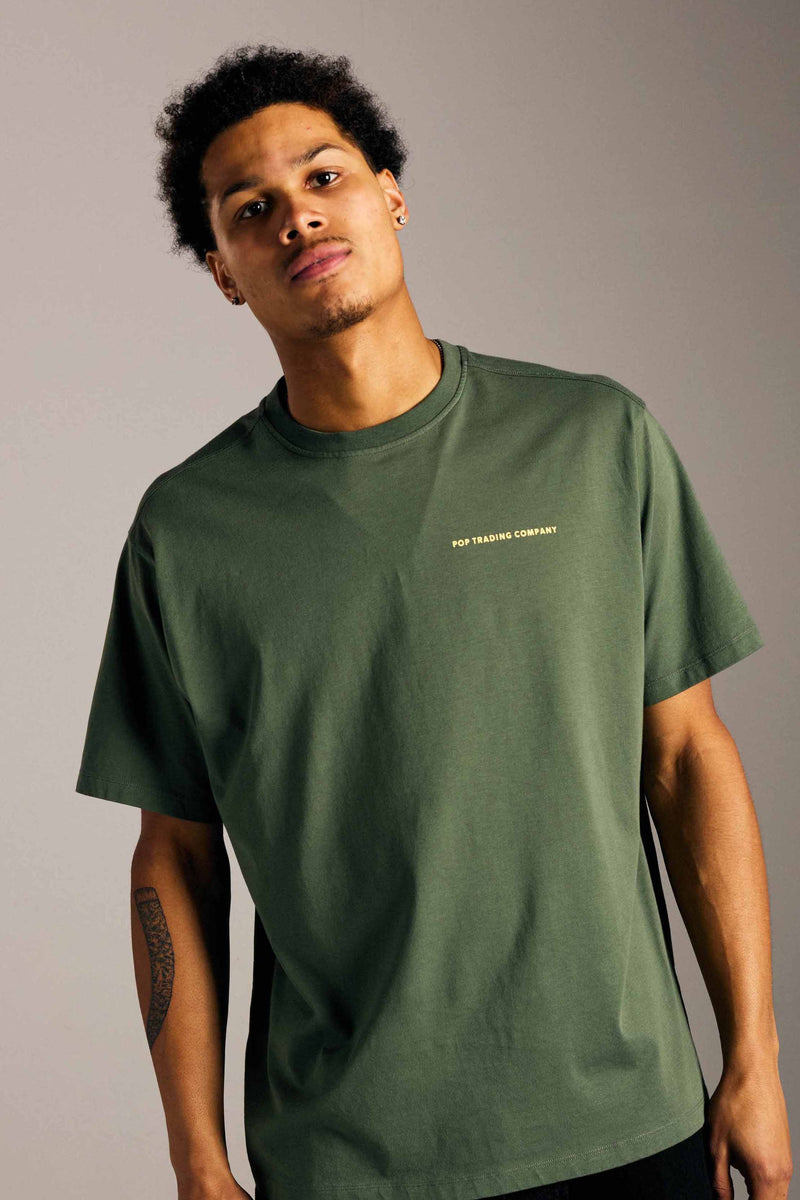 Pop Logo T-Shirt Thyme/Sundress