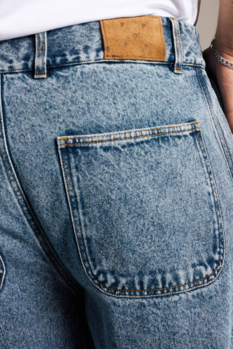 Pop AMS Denim Pants Light Denim