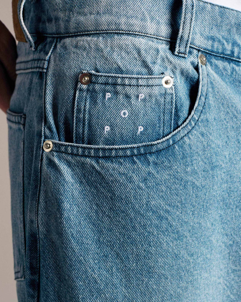 Pop AMS Denim Pants Light Denim