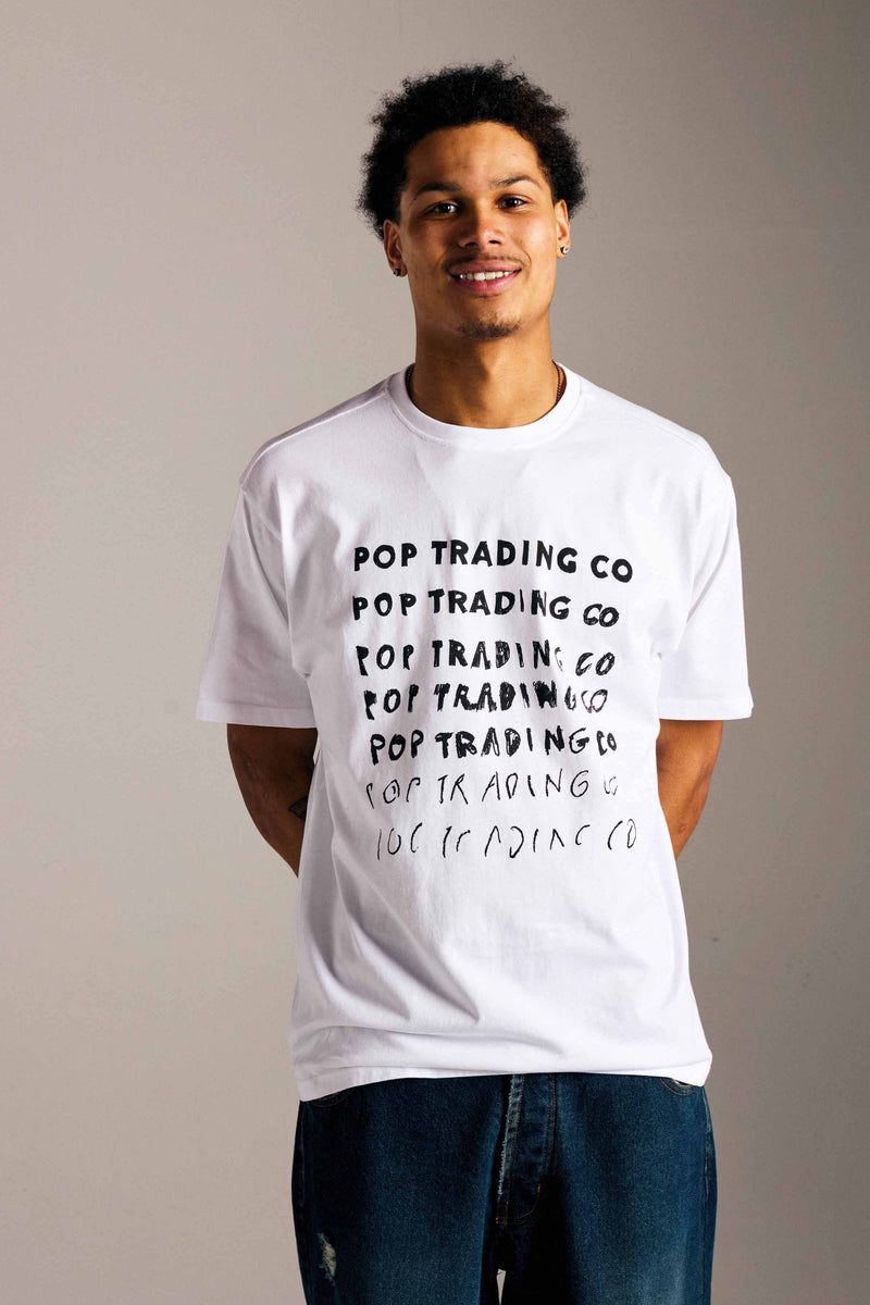 Pop Sketchy T-Shirt White
