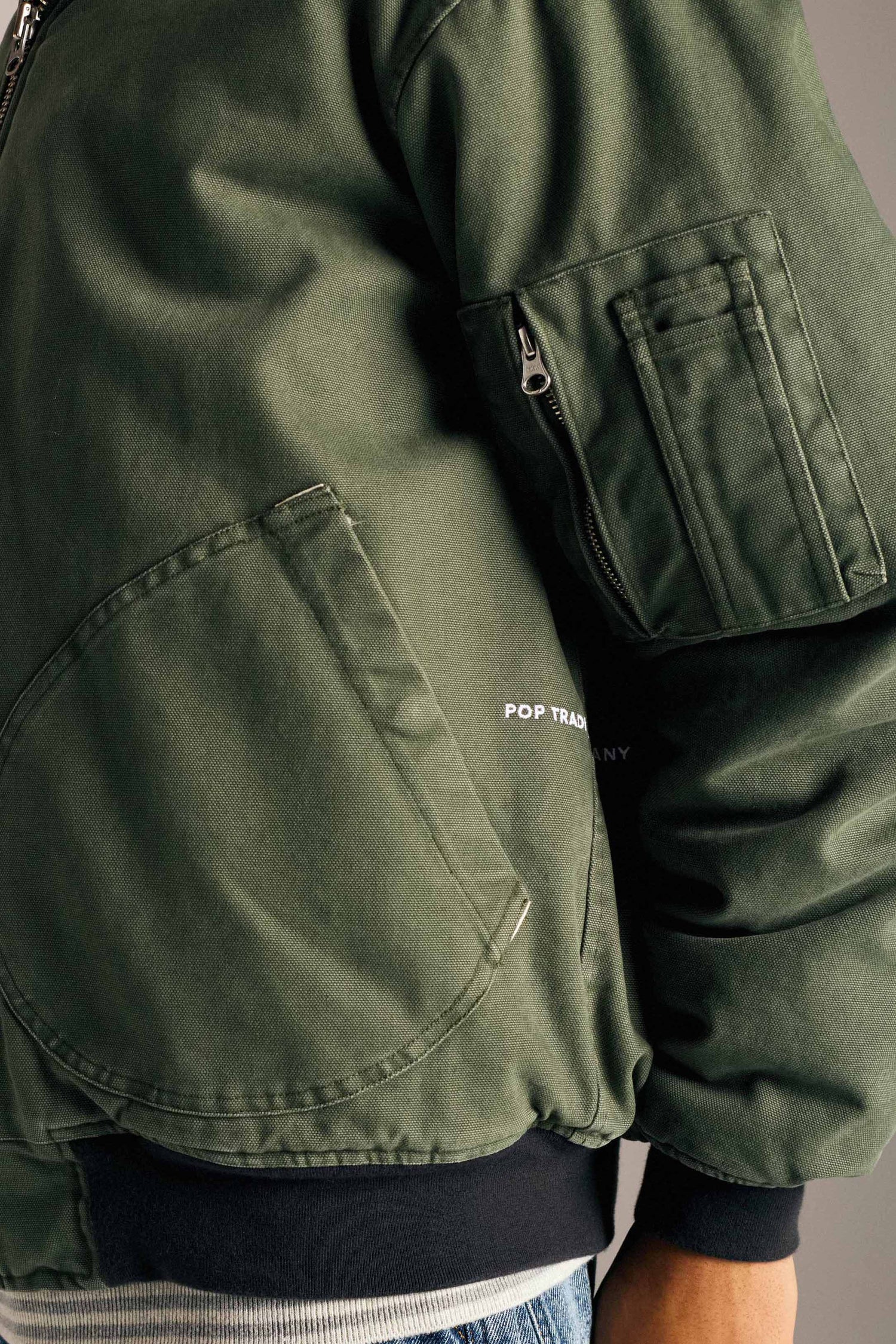 Pop Flight Jacket Thyme