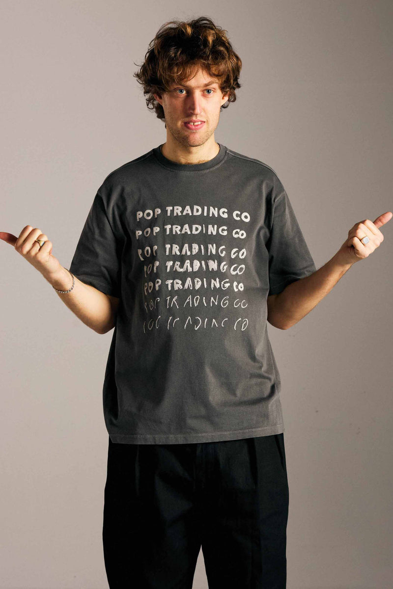 Pop Sketchy T-Shirt Washed Black