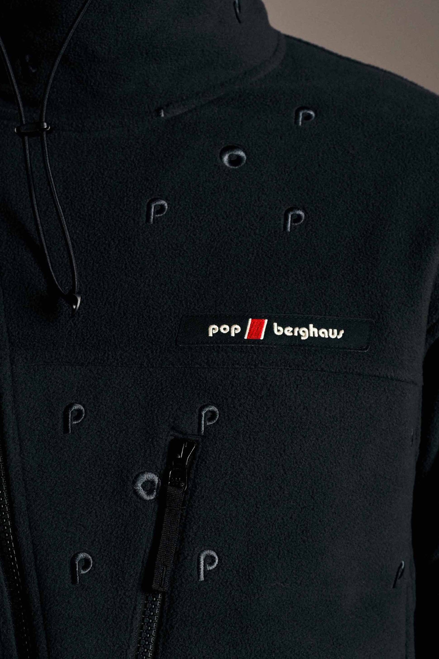 Pop & Berghaus Lhoste Fullzip Fleece Jacket Black
