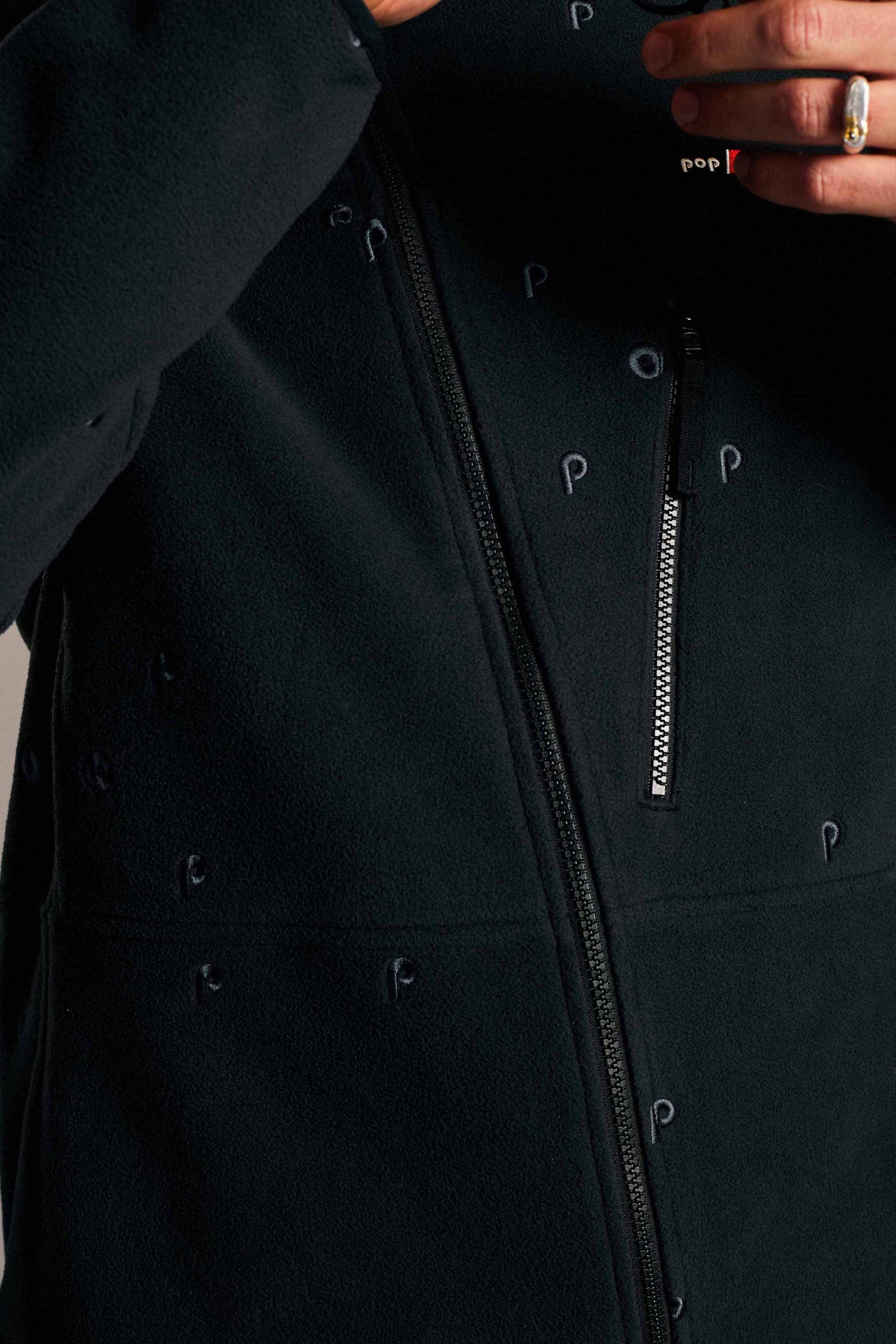 Pop & Berghaus Lhoste Fullzip Fleece Jacket Black