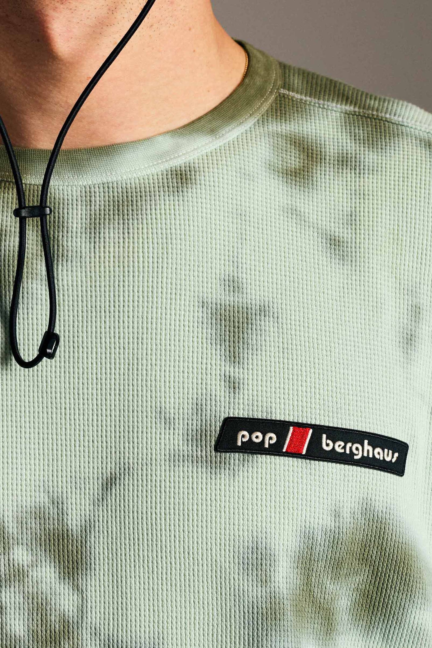 Pop & Berghaus Waffle LS T-shirt Thyme