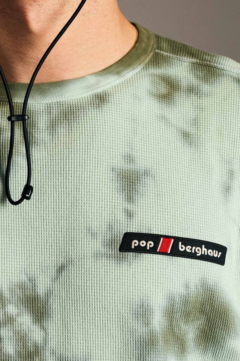Pop & Berghaus Waffle LS T-shirt Thyme