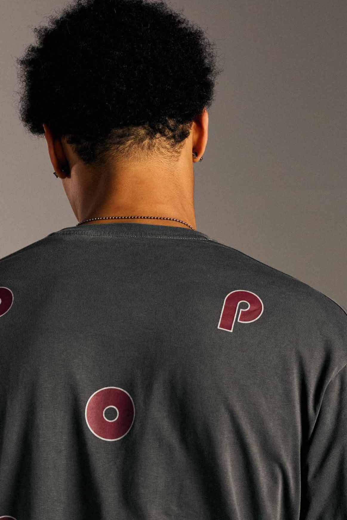 Pop & Berghaus Logo T-Shirt Washed Black